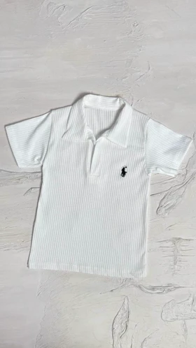 پلو شرت کبریتی POLO کد 1400262 (سفید)
