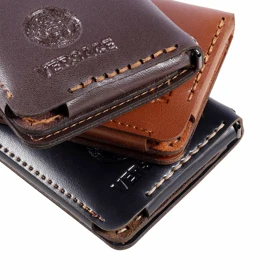 کیف پول چرمی طرح Versace