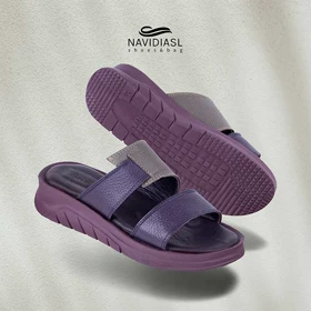 صندل زنانه چرم طبی کد 1003004