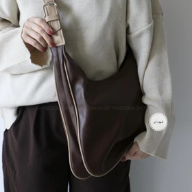 کیف زنانه بزرگ مدل زاما (قهوه ای)