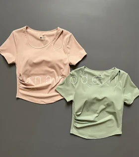 تیشرت ورزشی زنانه یقه اشکی