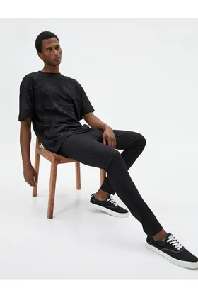 شلوار جین Skinny Fit - Michael Jean 4SAM40043ND