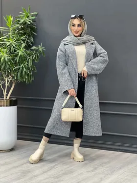 پالتو بلند جلو باز