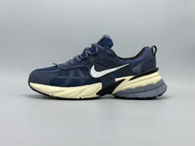 کتانی نایکی وی 2 کی ران اشبالت سرمه ای کرم/Nike v2k