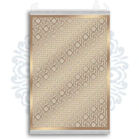 فرشینه از جنس پارچه هازان مخمل ترک طرح کلاسیک برند دفه کد DK 1