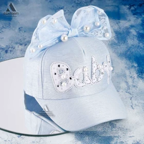 کلاه دخترانه پاپیونی Baseball Cap HA91