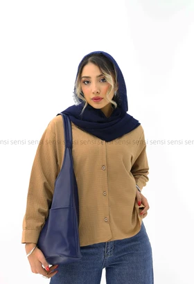 شومیز ساده اطلس کد1003055