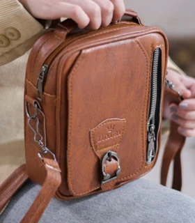 کیف دوشی چرم لاکچری 16440