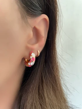 گوشواره های مینا کاری ژوپینگ