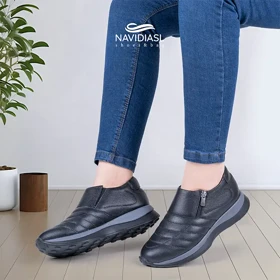 کفش زنانه چرم اسپرت کد 2037023