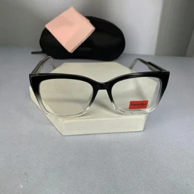 عینک طبی maybelline استات کد 08122 (فریم مشکی بی رنگ)