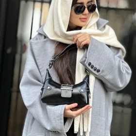 کیف زنانه چرمی Women HandBag A04 (مشکی)
