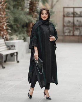 مانتو عبایی مجلسی ژاکارد درجه یک
