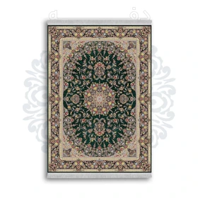 *جدید* فرشینه از جنس پارچه شانل مخمل ترک طرح فانتزی برند دفه کد 1347