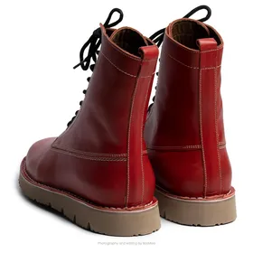 بوت پارتیزان گازولین آلبالویی شبرو - GAAZOLIN Partisan Boots Cherry Militia W