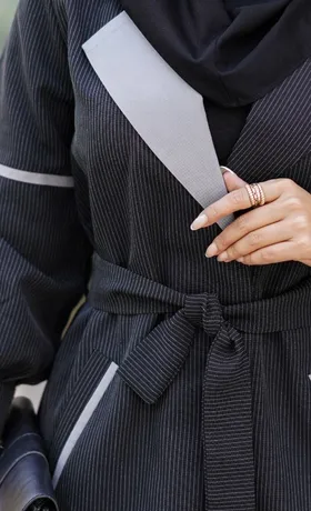مانتو دانشجویی بلند دیپلمات مدل شاپرک