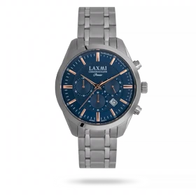 ساعت مچی مردانه لاکسمی بند استیل دودی کد Laxmi 8187/5