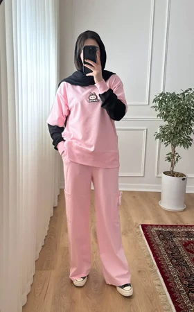 ست دخترانه دورس شلوار لبوبو