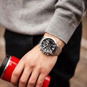ساعت مچی مردانه کاسیو ادیفایس casio edifice اورجینال مدل ECB-30D-1ADF