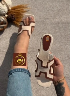 صندل تابستانه و روفرشی مجلسی زنانه هرمس