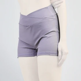 شورتک کارگو ورزشی زنانه آدیداس مدل A-3115 بنفش روشن