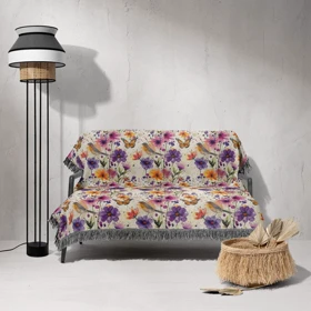 شال مبل ریش دار classic 196