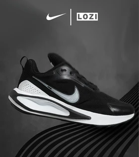 کفش کتانی مردانه و زنانه مشکی سفید مدل NIKE air zoom Pegasus 39