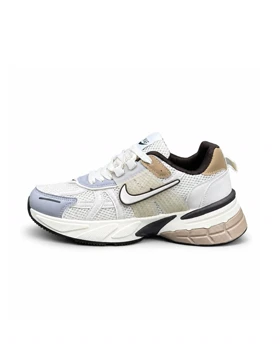 کتانی خارجی ست زن و مرد مدل نایکی خاکی Nike V2k