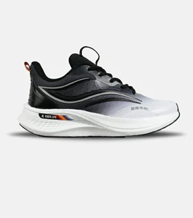 کفش کتانی مشکی خاکستری Saucony Ride Review v.2