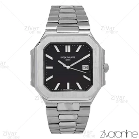 ساعت پتک فیلیپ کوبیتوس مردانه نقره ای صفحه مشکی 106932