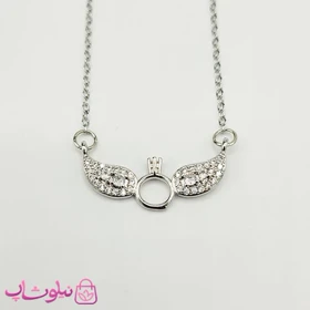 گردنبند زنانه جواهری مدل بال کد 98