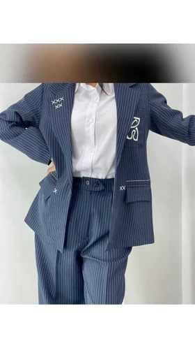 کت و شلوار دیپلمات گلدوزی 55280