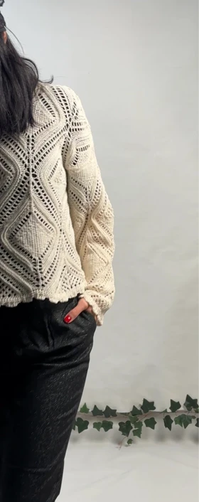 بافت طرح لوزی