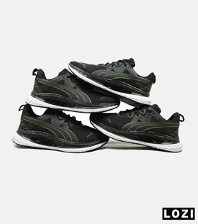 کفش کتانی ورزشی مشکی سبز مردانه PUMA