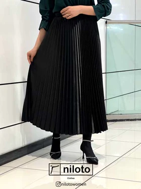 دامن پلیسه ساتن مجلسی (5500)