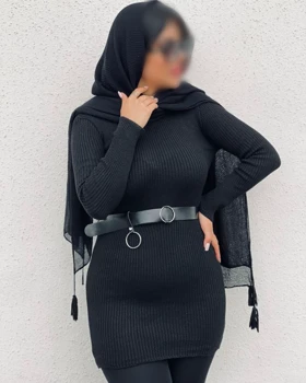 تونیک بافت یقه گرد کد 50107