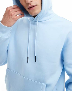 آبی آسمانی | هودی آبی آسمانی Bershka کد 20