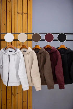 سویشرت زنانه کلاهدار استردار