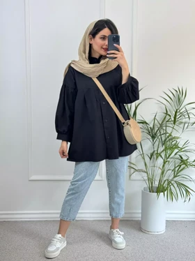 مانتو شومیزی ناز ( دارای ایراد جزئی )