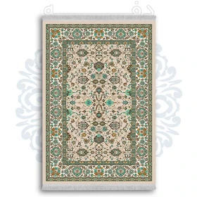 فرشینه از جنس پارچه هازان مخمل ترک طرح سنتی و مدرن برند دفه کد DDSS193