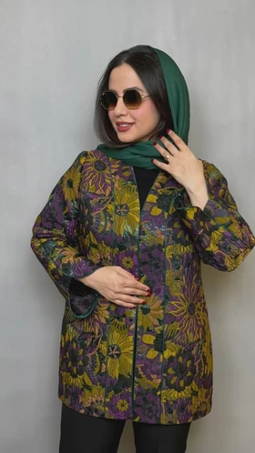 کت مغزی‌دوزی ژاکارد