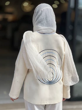 مانتو لینن طرحدار کد 850