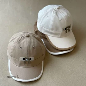 کلاه بیسبالی بچگانه کتان طرح تدی