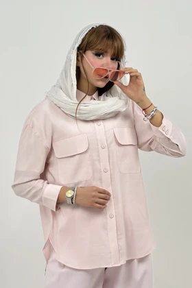شومیز پشت بنددار مهوا