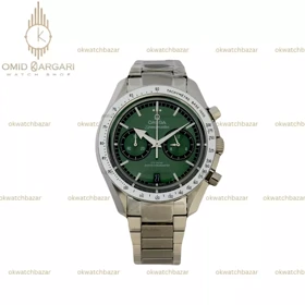 ساعت مچی امگا اسپیدمستر بند سیلور صفحه سبز Omega Speadmaster