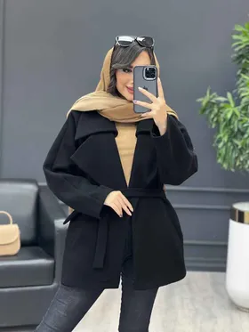 پالتو جلو باز کمردار
