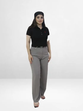 شلوار وایدلگ ریزشی زنانه (لیوسل) HNF