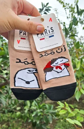 جوراب مچی طرحدار کد 716