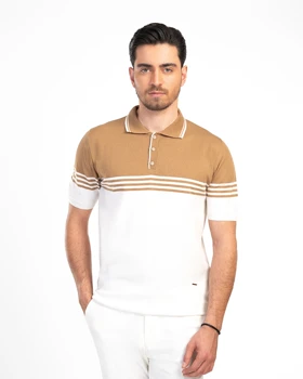 پولوشرت مردانه نیم زیپ کد 300/57