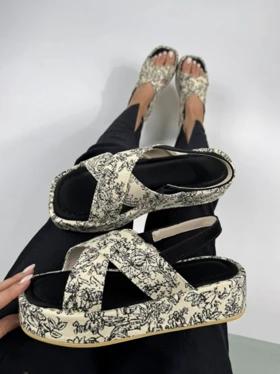 صندل لژدار طرحدار 2649